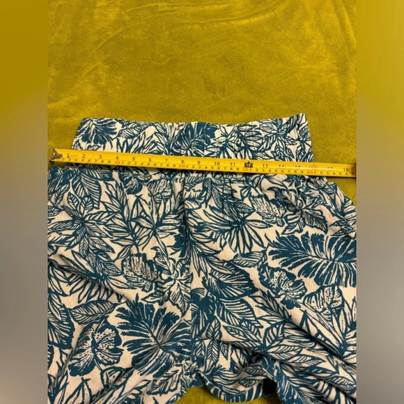 WNS Sincerely Jules Linen Pant Sz XL Floral Leaf Pattern - Picture 7 of 11